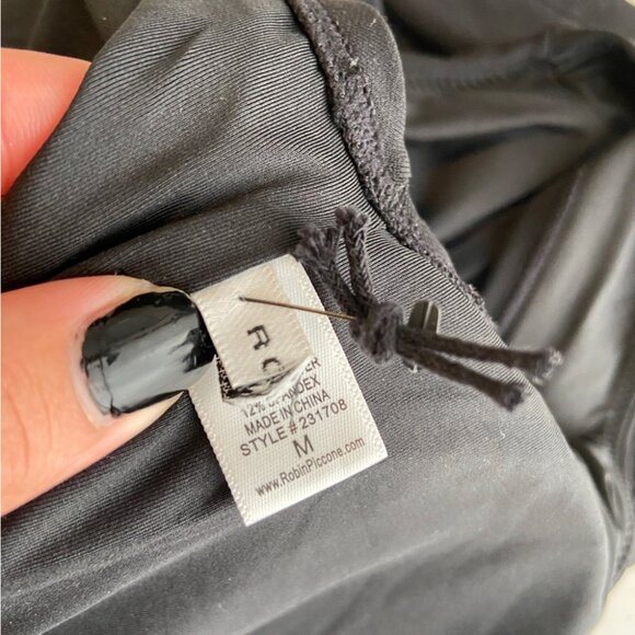 Robin Piccone Ava Tankini Vest Top Black size M - Picture 7 of 8